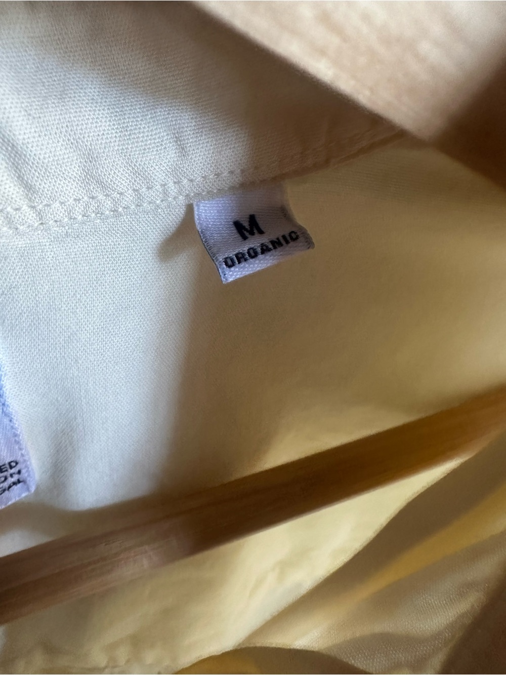 Light Yellow Button-Down Shirt with Chest Pocket - Picture 4 of 7